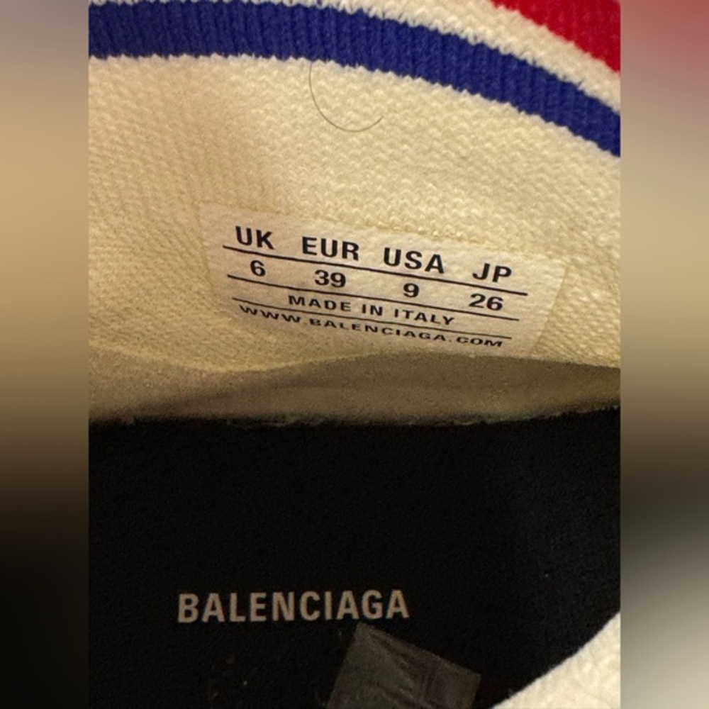 Balenciaga‎ Speed 2.0 Recycled Knit Sneaker White Sock Sneakers size EUR 39 - Picture 6 of 16